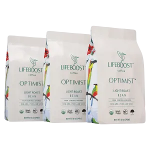 3x Optimist Light Roast Coffee 12 oz Bag ORD