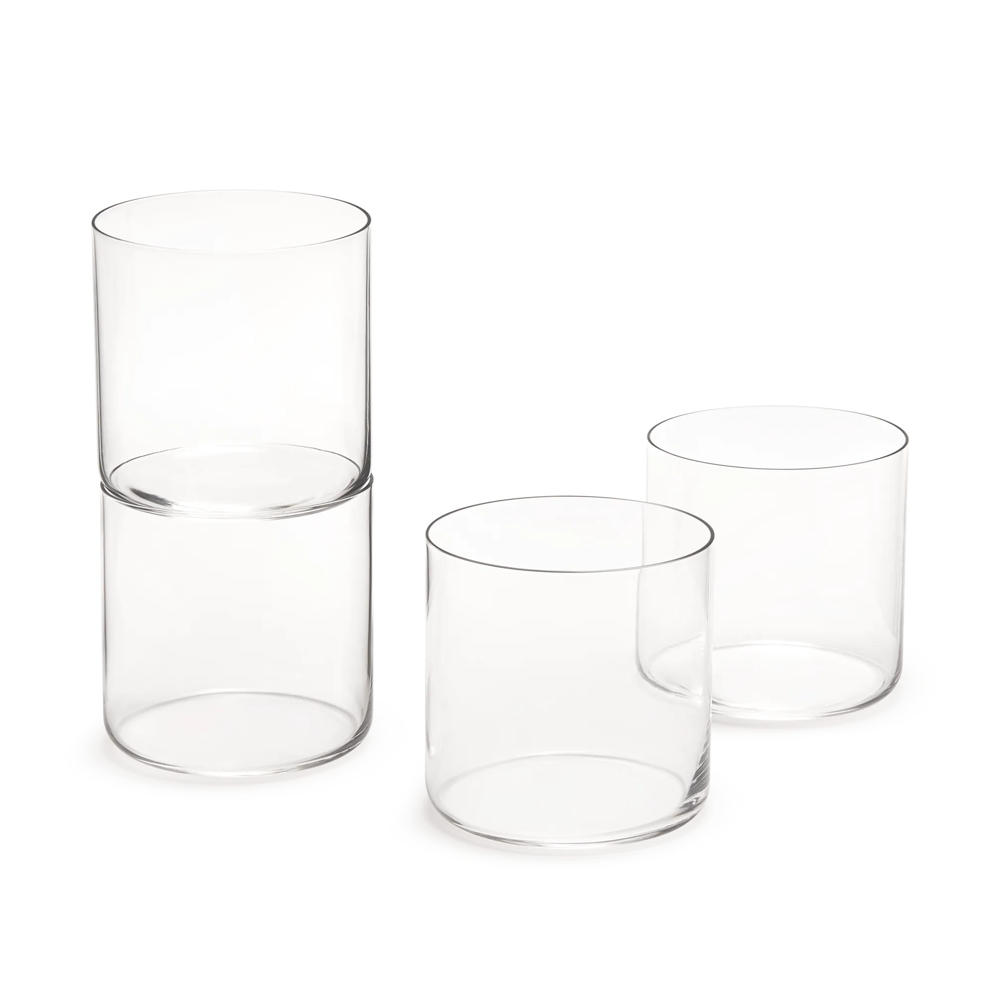 4 Glass Tumblers