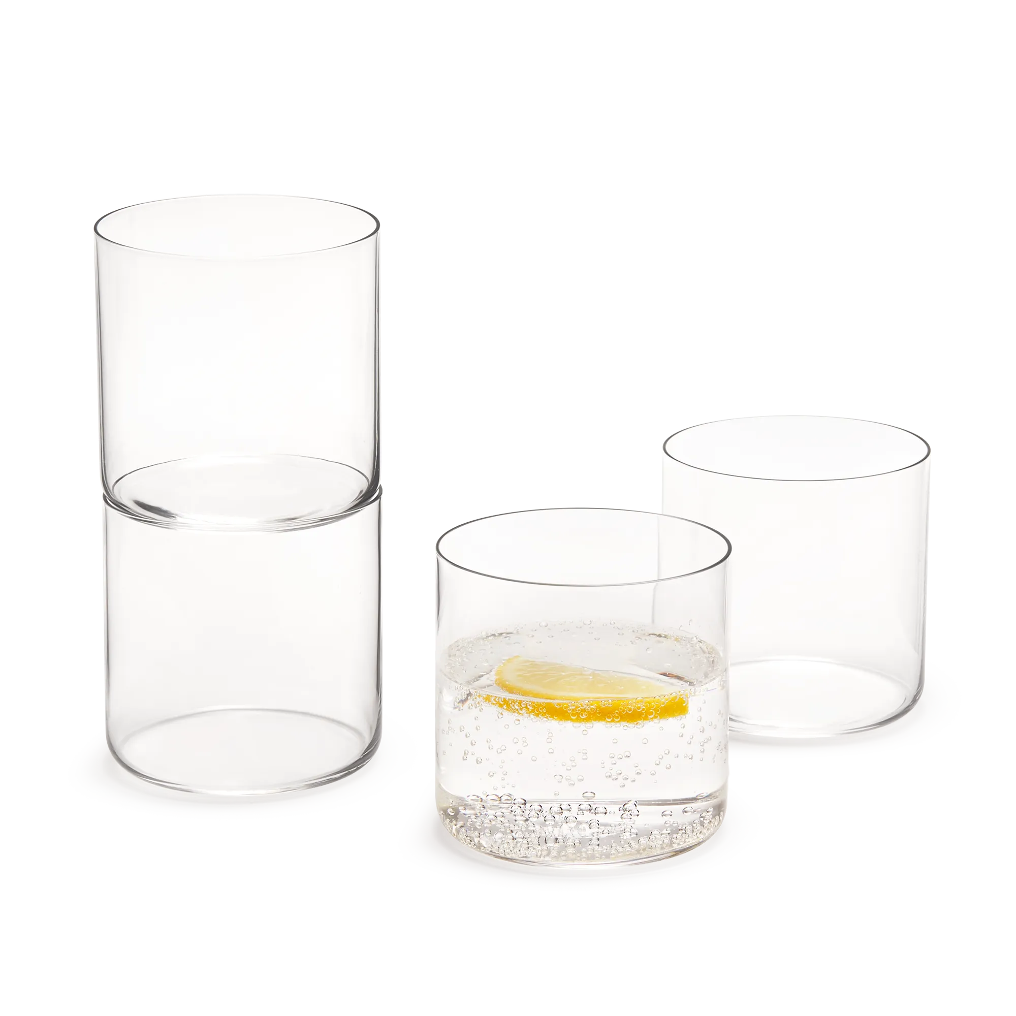 4 Glass Tumblers