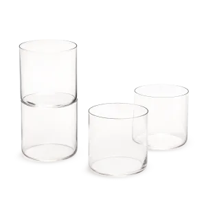 4 Glass Tumblers