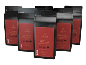 6x Amaretto Medium roast 12 oz Bag