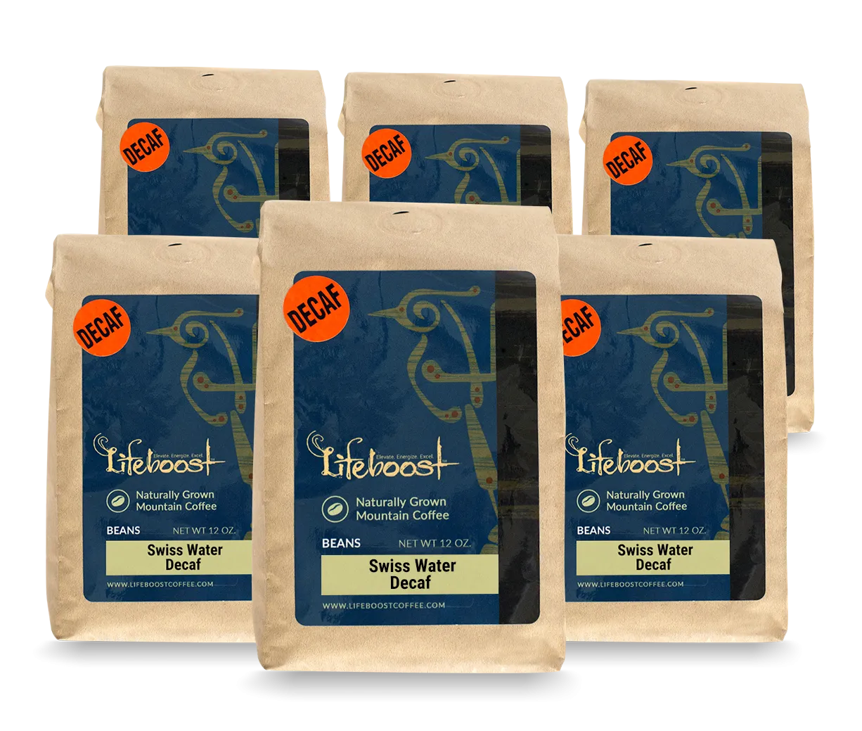 6x Decaf Coffee 12 oz Bag Save - Save 40%