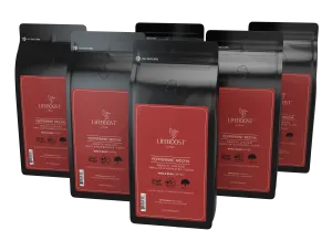 6x  Peppermint Mocha Coffee 12 oz Bag