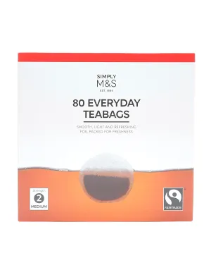 80 Everyday Teabags