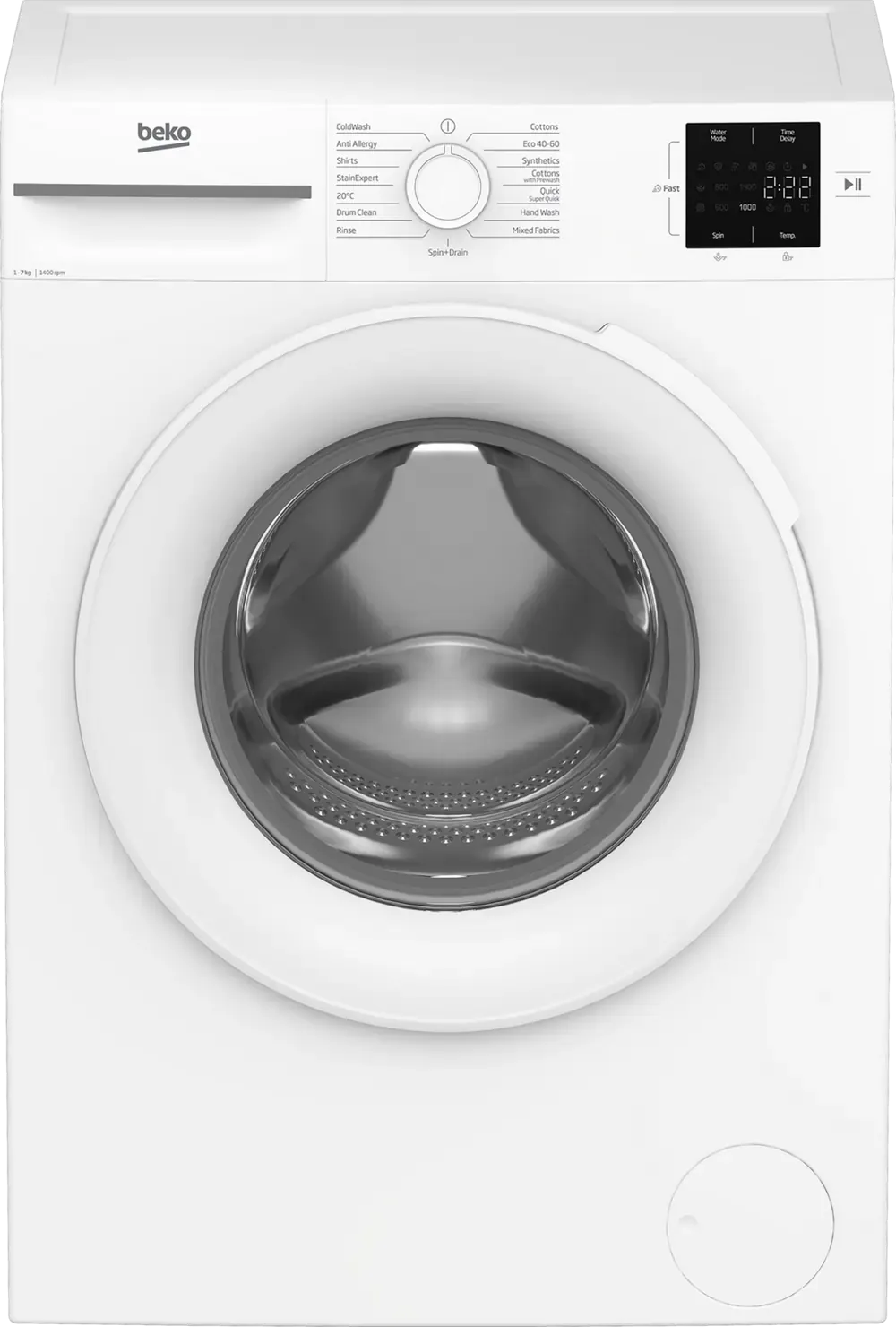 Beko BM1WU3741W 7kg 1400 Spin Washing Machine, White