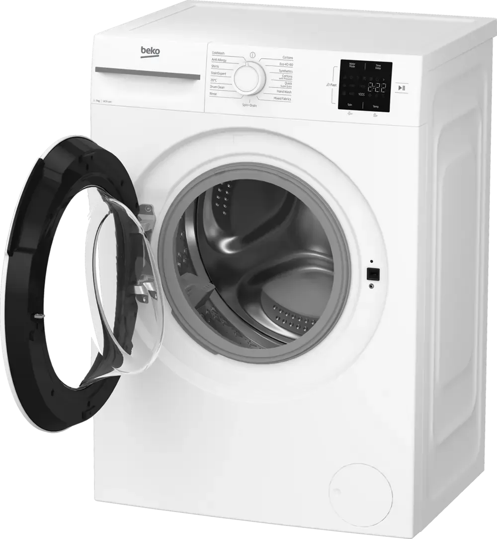 Beko BM1WU3741W 7kg 1400 Spin Washing Machine, White