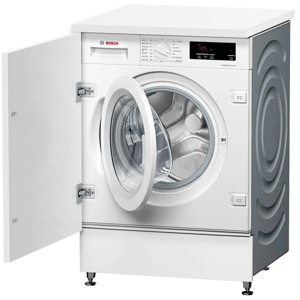 Bosch WIW28301GB Integrated 8kg 1400 Spin Washing Machine with VarioPerfect - White