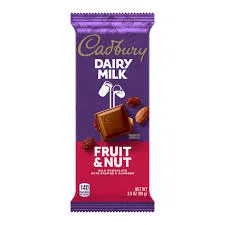 Cadbury Fruit & Nut Premium Bar 3.5oz