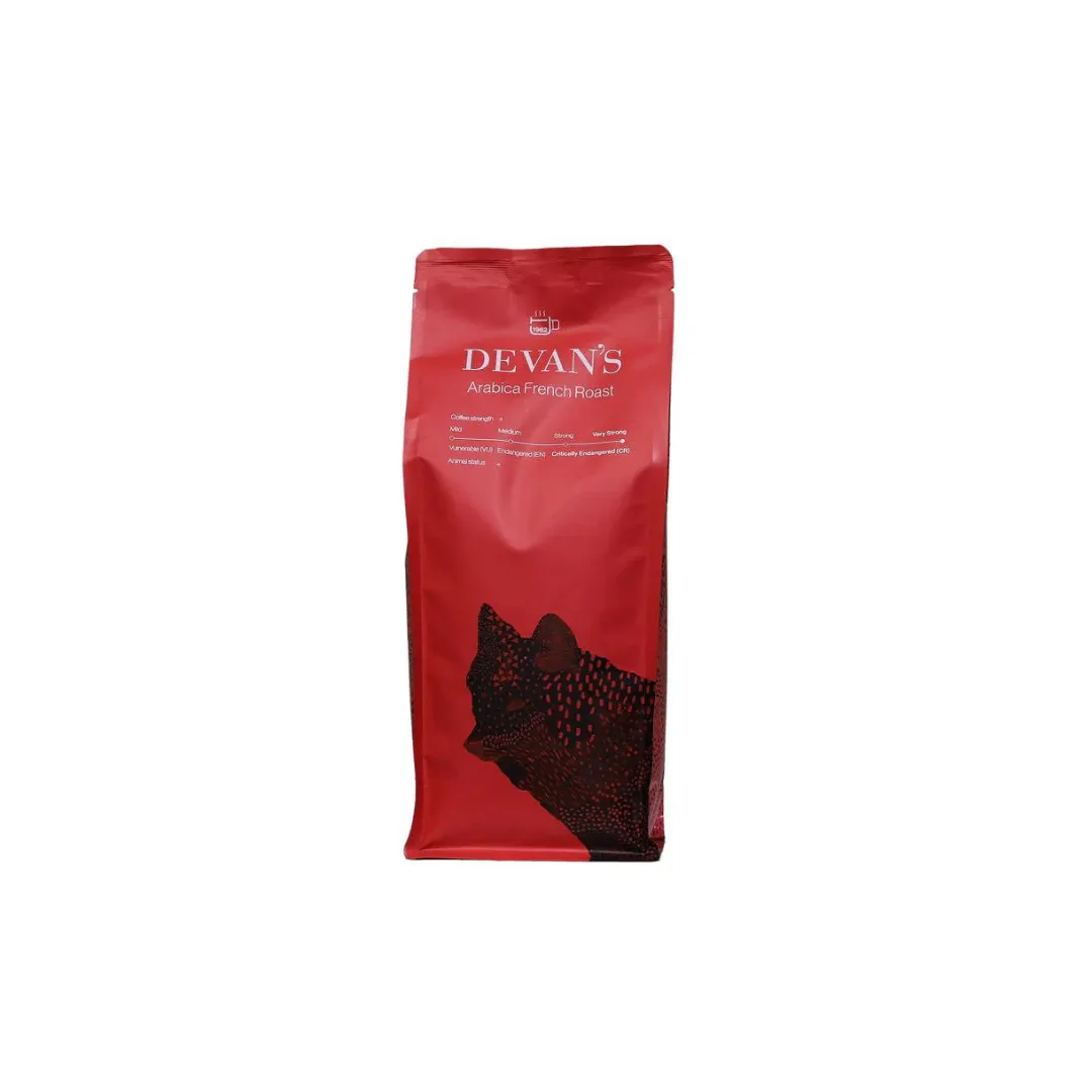 Devans Arabica French Roast Coffee Beans 500g - Premium Arabica Coffee for Home