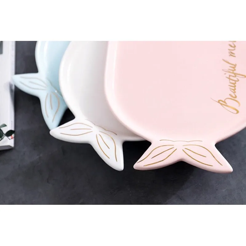 Elegant Mermaid Tea Pot Kettle - Set of 6