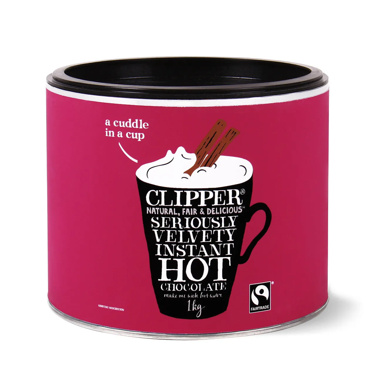 Fairtrade Seriously Velvety Instant Hot Chocolate 1kg