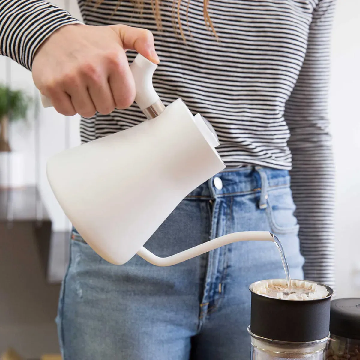 Fellow Stagg Pour-Over Kettle, Matte White