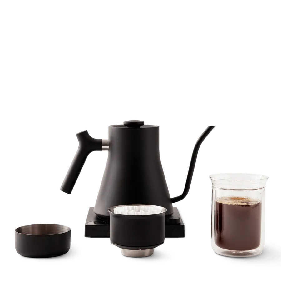 Fellow Stagg [X] Pour-Over Dripper Set with Fellow Stagg EKG, Temperature Control Electric Kettle, 900 ml