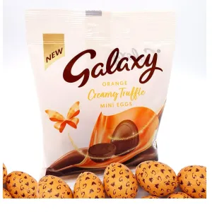 Galaxy Orange Creamy Truffle Mini Eggs Chocolate 74g