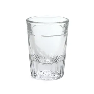 Heavy Espresso Shot Glass w/ Line - 2oz