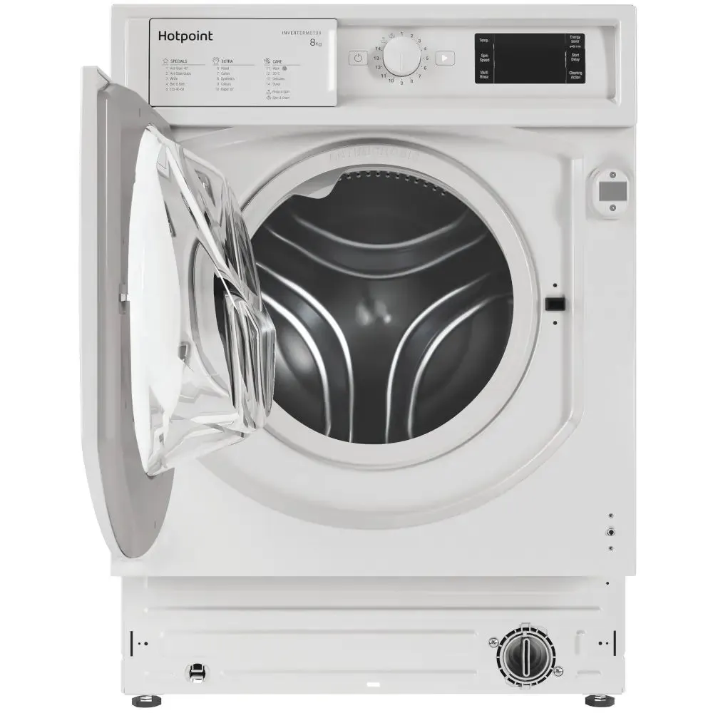 Hotpoint BIWMHG81485UK 8kg 1400rpm Integrated Washing Machine - White