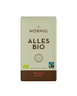 J. Hornig Organic & Fair Trade Ground Coffee 500g