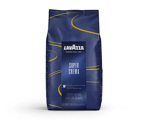 Lavazza Super Crema Whole Beans - 1kg (Case of 6)