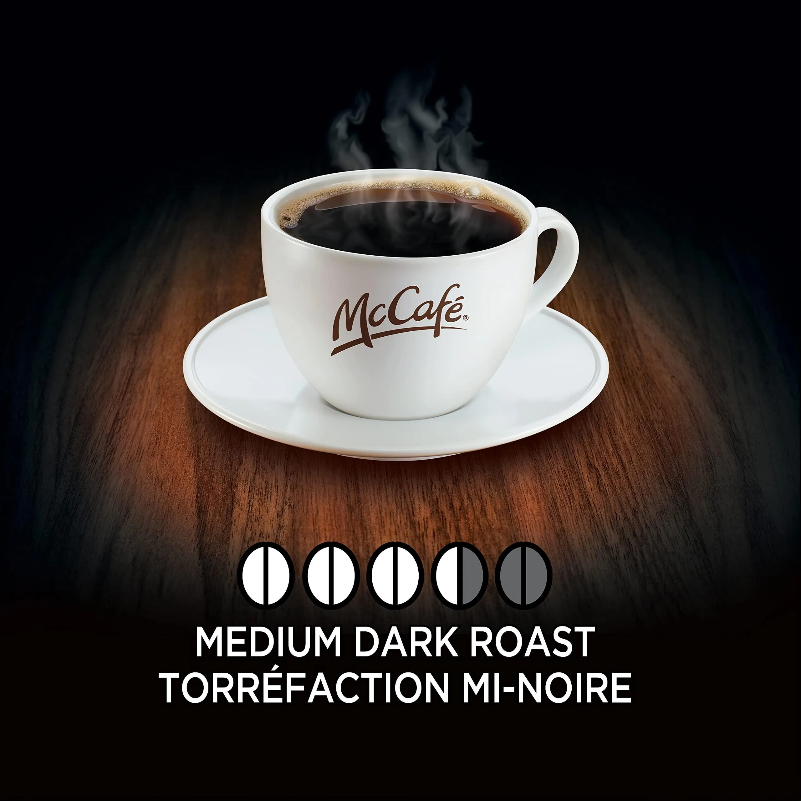 McCafe Premium Medium Dark Roast Ground Coffee, 950g