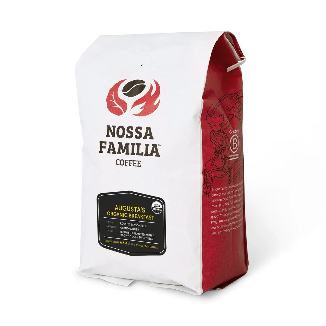 Nossa Familia Coffee - Augusta's Organic Breakfast