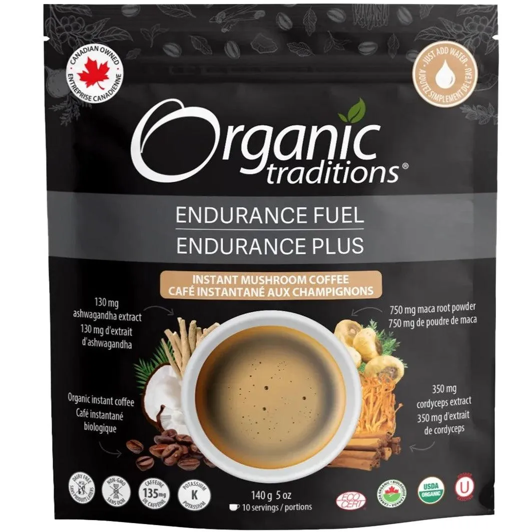 Organic Traditions Endurance Fuel Coffee Drink Mix 140G