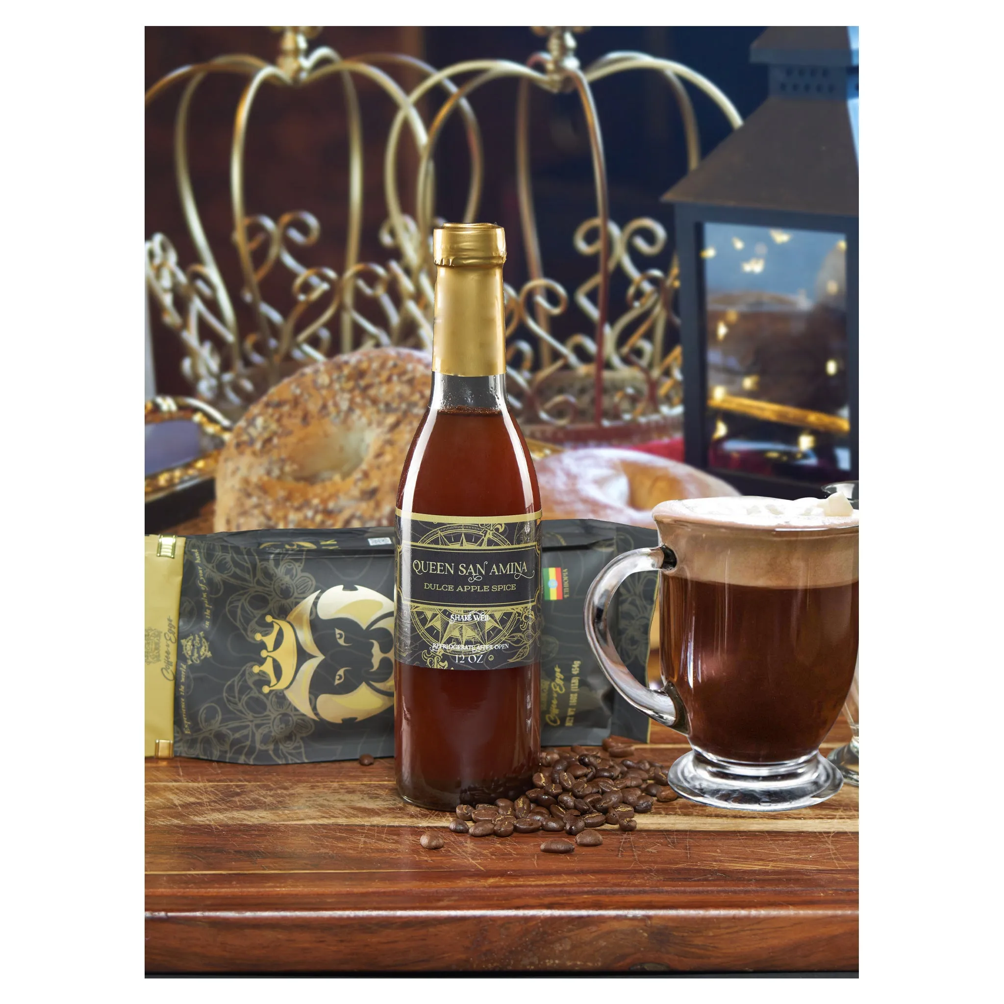 Queen San Amina Dulce Apple Spice Syrup