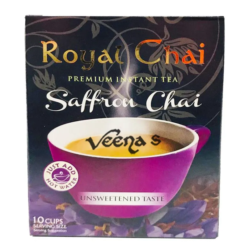 Royal Chai Saffron Unsweetened (10Cups) 140g