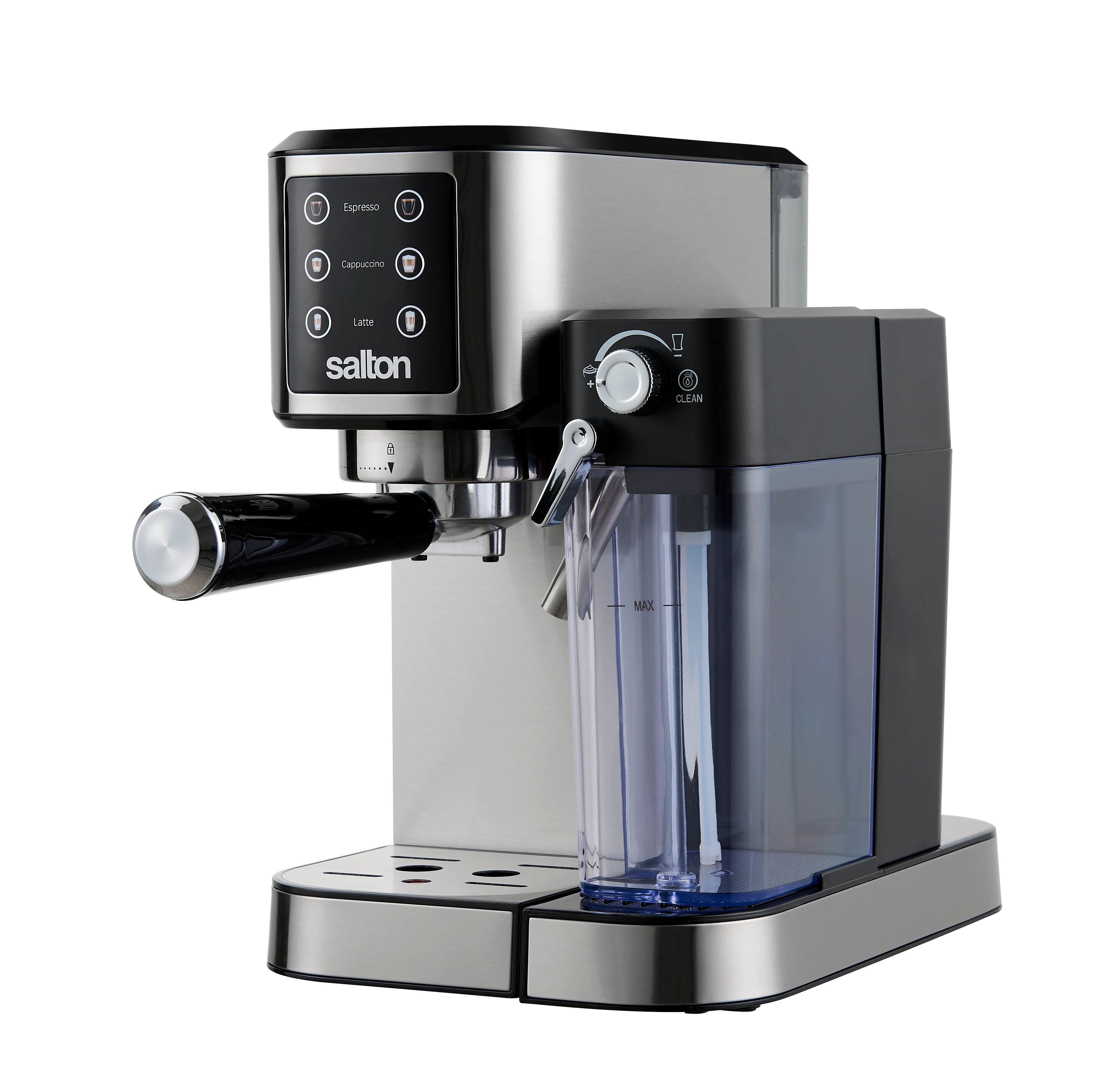 Salton Barista  3-in-1 Espresso, Cappuccino & Latte Machine with Milk Removable Container