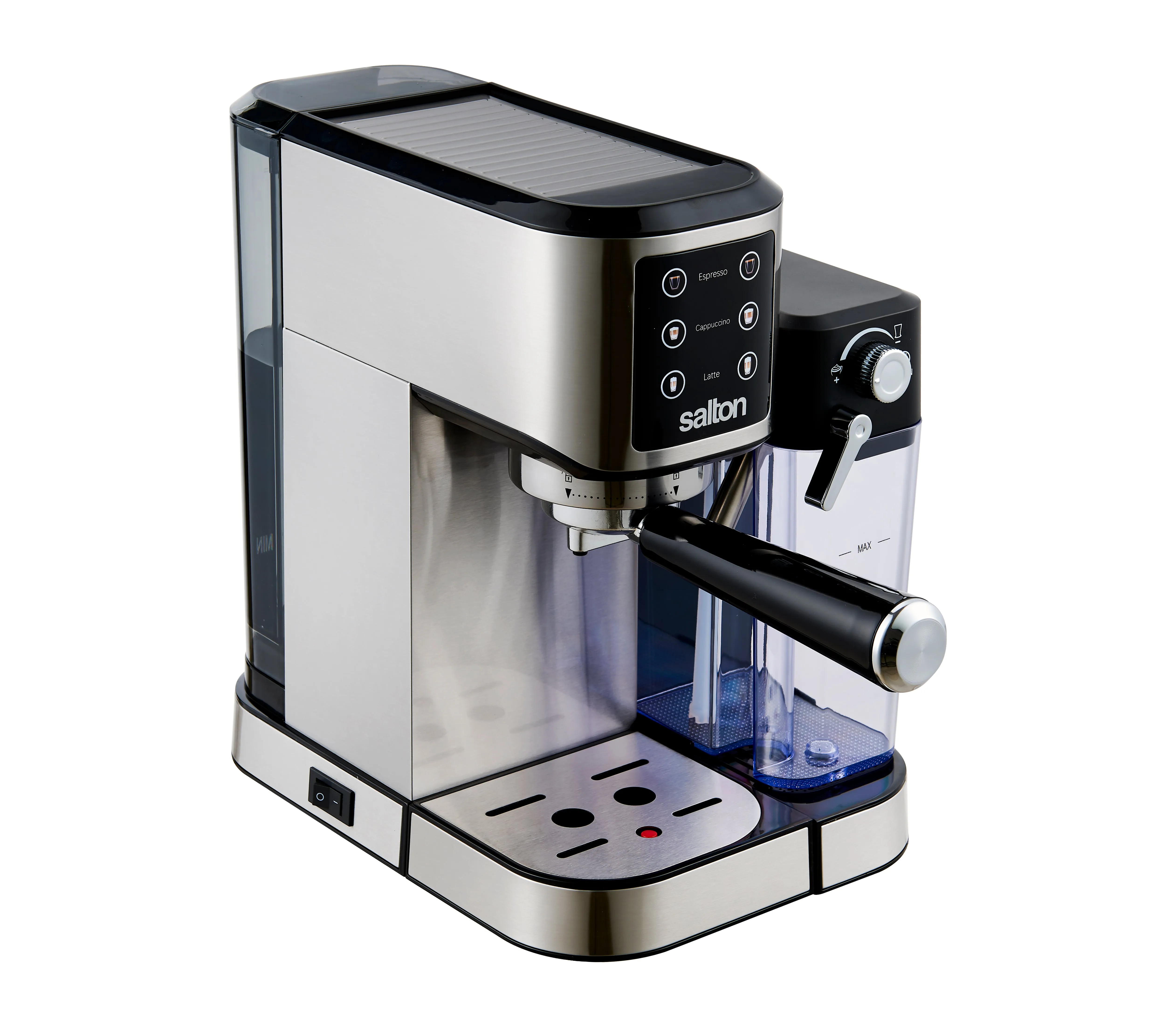 Salton Barista  3-in-1 Espresso, Cappuccino & Latte Machine with Milk Removable Container