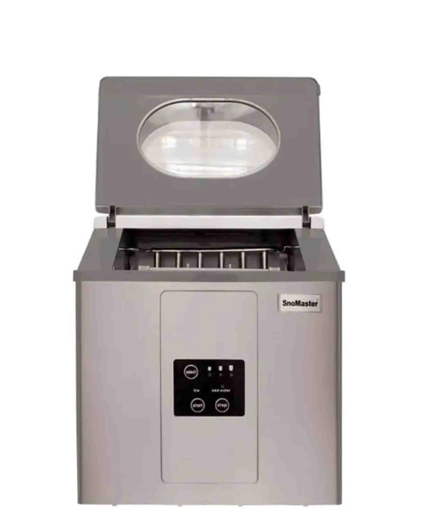 SnoMaster 15kg Tabletop Ice Making Machine - Silver