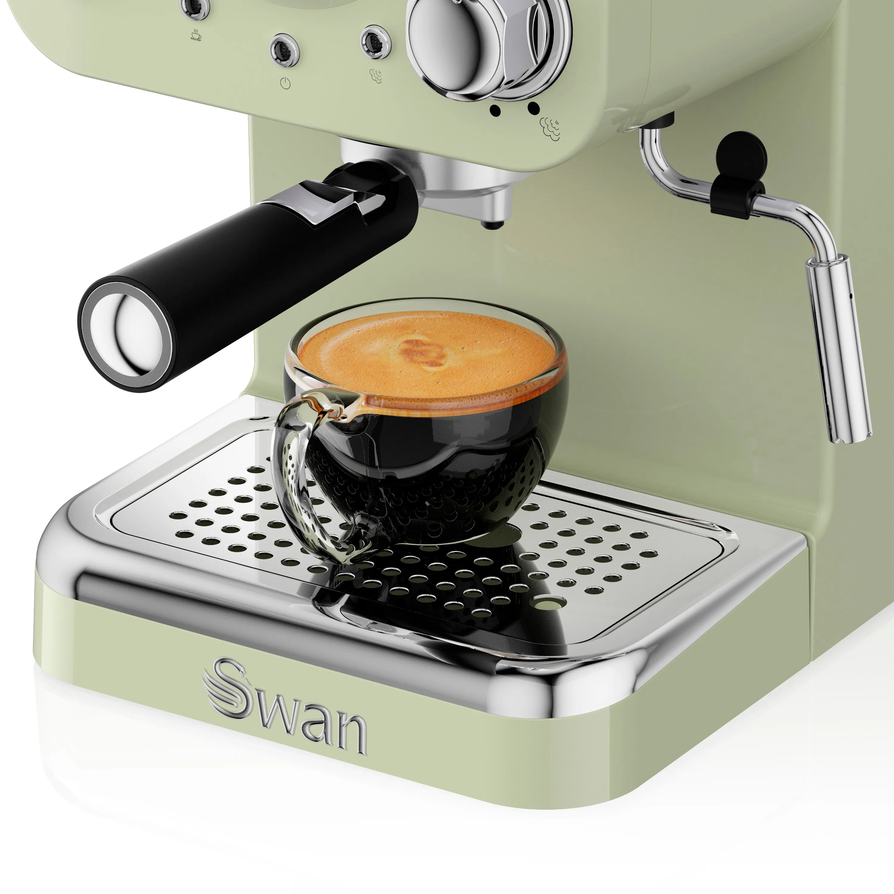 Swan Retro Pump Espresso Coffee Machine