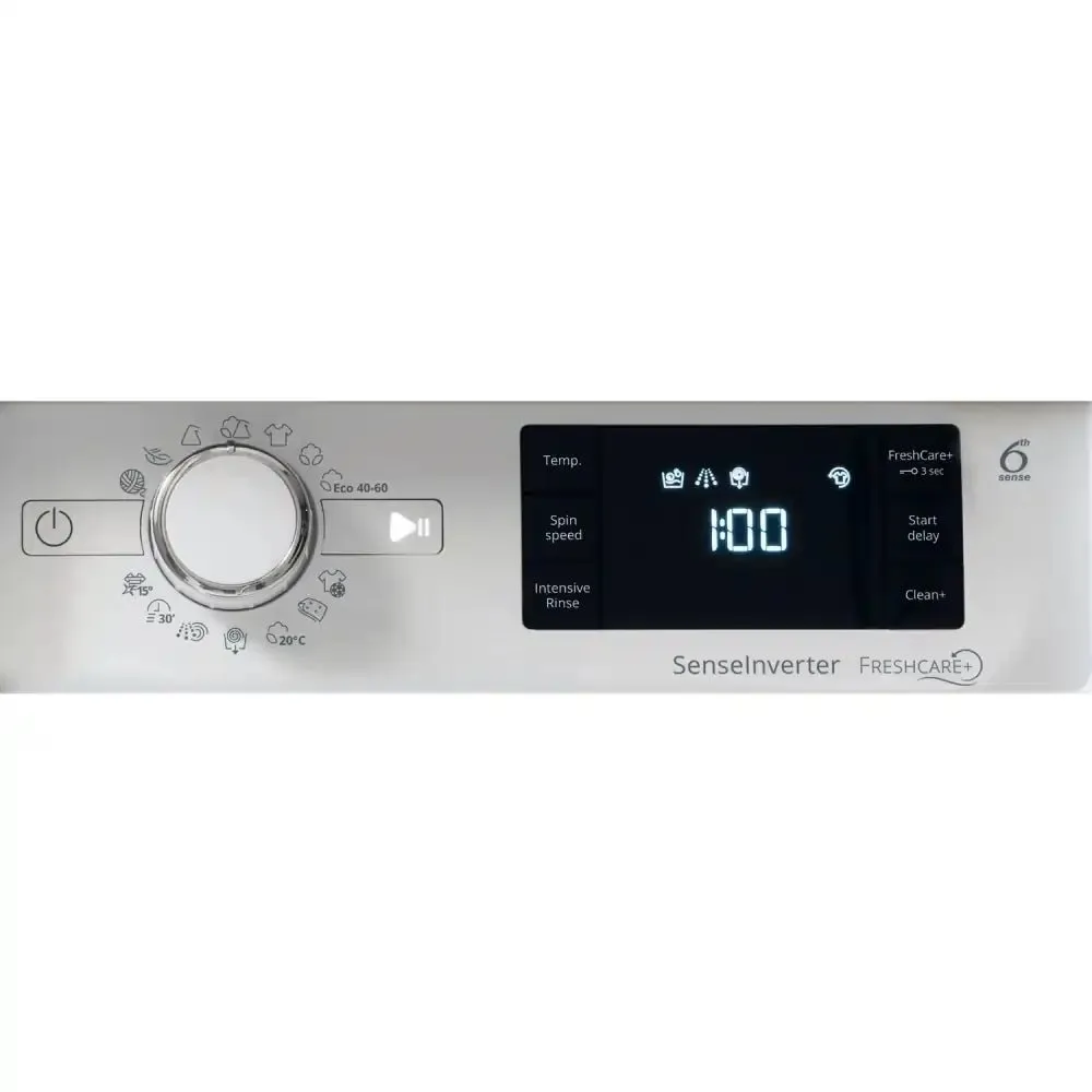 Whirlpool BIWMWG81485 8kg 1400rpm Integrated Washing Machine - White