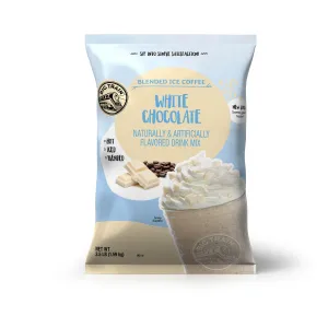 White Chocolate Latte Blended Ice Coffee Beverage Mix - 5 x 3.5lb Bags