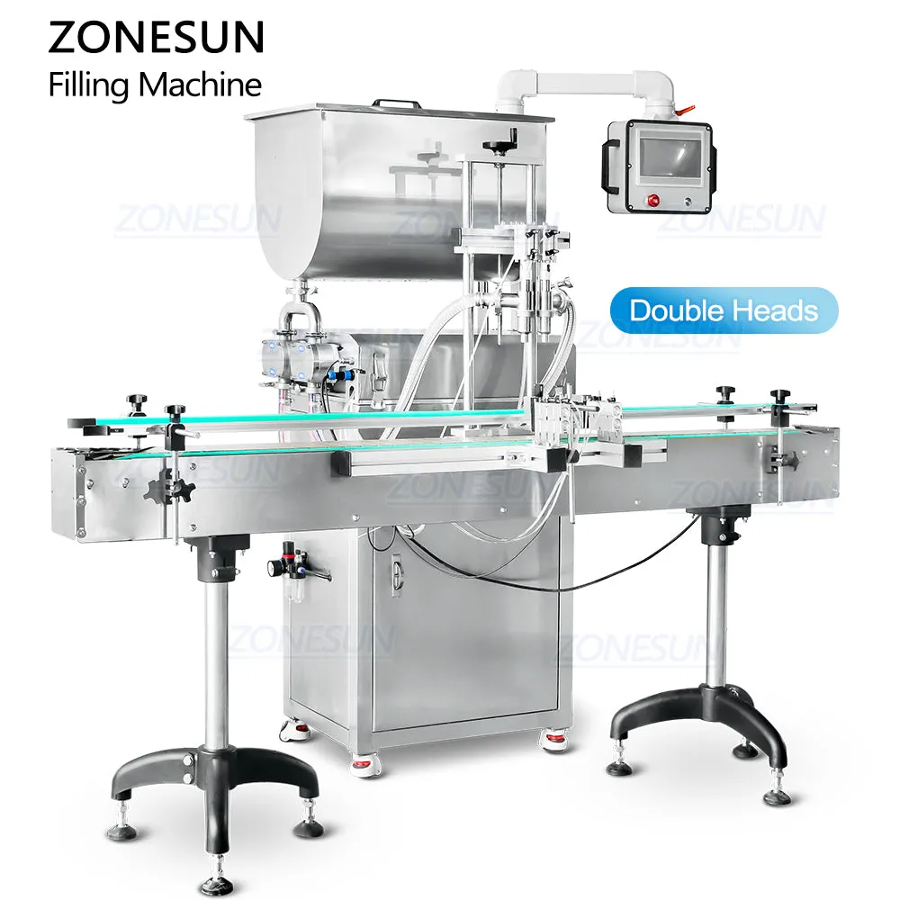 ZS-VTRP1A Automatic Rotor Lobe Pump Sriracha Sauce Ketchup Jam Honey Bottle Paste Filling Machine